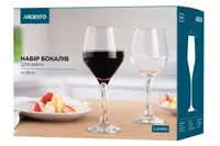 Набор бокалов для вина Ardesto Loreto AR-2633-LW 330 мл 6 шт