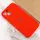 Cиликоновый чехол для iPhone 14 - Full Camera с микрофиброй (Лого), Red