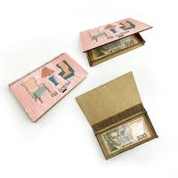 Подарочная коробка для купюр "На дом" 18 см гпхркор017д Гранд Презент гпхркор017д