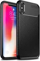 Чохол-накладка TOTO TPU Carbon Fiber 1,5mm Apple iPhone X/XS Black