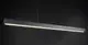Люстра светодиодная подвесная LED светильник для квартиры на потолок лэд 27351 Черный 15-100х6х120 см.