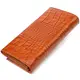Женский кожаный кошелек для карт купюр и монет CANPELLINI 21528 Рыжий