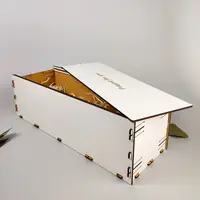 Коробка під пляшку вина Present for you 33х12х10 см (біла)