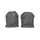 Рукавиці Twins Snow хутряні 80-192-101, light grey, світло сірий