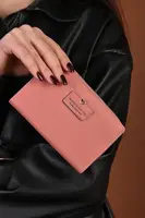 Кошелек женский розовый код 435
