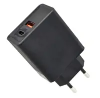 Сетевое зарядное устройство AR-QC-PD 5V 3A USB/TYPE C Black (7614)