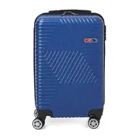 Чемодан маленький 4 колеса Ricco Grande T1ABS600blue-M