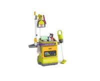 Игровой набор для уборки Chengmei Toys, 20 элементов, пылесос, пульверизатор. Green (149528)