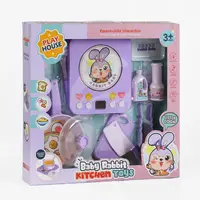 Ігровий набір посуду Baby Rabbit, 11 елементів, варільна поверхня. Multicolor (138527)