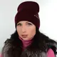 Шапка L18026 бордовый