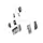Держатель для фото подвесной "Ветка" на 9 снимков