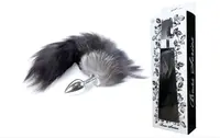 Анальная пробка ( размер S ) с хвостом Boss Series - Fox TAIL Black XXL