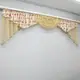 Ламбрекен на карниз 3м. Цвет бежевый с золотистым. Код 050л  60-072