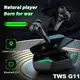 Беспроводные наушники TWS Bluetooth Bakey G11 с микрофоном. Кейс, повербанк, LED подсветка. Цвет: черный