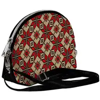 Сумка маленькая Coquette Орнамент из ромбов 18x14x7 см (COQ_UKR007_BL)