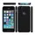 Чехол для iPhone SE/5S/5 - силиконовый с микрофиброй, Черный