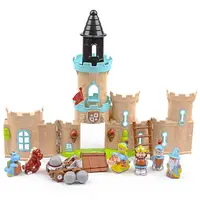 Игровой набор Кукольный замок с катапультой и фигурками
