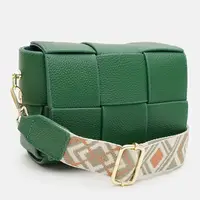 Жіноча шкіряна сумка Borsa Leather K12118z-green