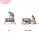 Кровать-манеж 2 в 1 Kinderkraft Movi Grey Wooden (KCMOVI00WOD0000)