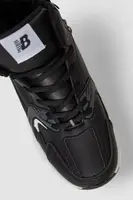 Кросівки чоловічі на хутрі, колір чорно-білий, 243R102-2