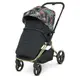 Коляска детская универсальная 2в1 EL CAMINO ME 1091-G PERSONA Black Pink Palm