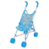 Тележка с куклой Wenyi, металлическая основа, высота куклы 35 см. Blue (155398)