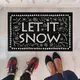 Коврик придверный с принтом Let it snow 45x75x0,4 см (KOV_20S022)