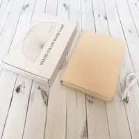 Світильник Книга 3Д (світле дерево)