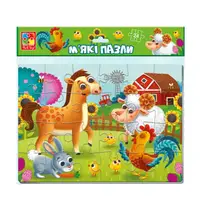 Мягкие пазлы Vladi Toys Ферма VT1102-31 24 детали