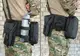Подсумок под бутылку черный (MOLLE, подсумок на разгрузку, жилет, РПС)