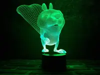 Сменная пластина для 3D ламп "Бельчонок" 3DTOYSLAMP
