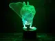 Сменная пластина для 3D ламп "Бельчонок" 3DTOYSLAMP