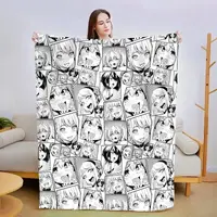 Плед 3D Аниме Black and white 13857 160х200 см