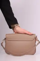 Сумка клатч жіноча бежева код 7-7732