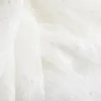Ткань тюль сетка с вышивкой V-065 молоко
