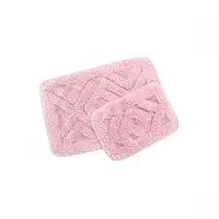Набор ковриков Irya - Barnes pink розовый 60*90+40*60