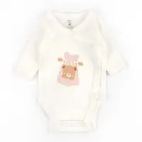 Боди для младенцев с длинным рукавом Teddy basket интерлок