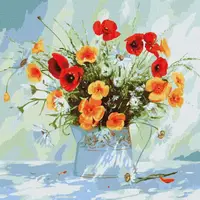 Картина по номерам KHO3122 Оттенки лета ©Ira Volkova Идейка 40x40см