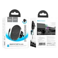 Тримач HOCO Guardian magnetic wireless fast charging car holder (air outlet) HW12 |15W|