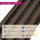 Рейка декоративная WPC стеновая 3000х165х23мм Орех SW-00001535