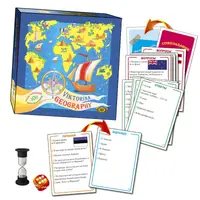 Настольная игра "Географическая викторина" MKK0608 правила игры на рус и укр языках