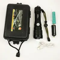 Фонарь P512-HP50 ЗУ micro USB 1x18650/3xAAA индикация заряда zoom
