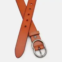Жіночий ремінь шкіряний Borsa Leather CV1ZK-002g-ginger