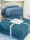 Erguvan petrol вязаный акриловый плед. Romeo Home Турция.