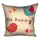 Подушка с принтом габардиновая Be happy 50x50 см 5P_LP130