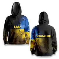 Худи спортивное с 3D принтом Stand for Ukraine 32070 3XL