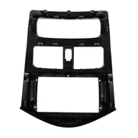 Перехідна рамка 9" Lesko Black для автомобілів Chevrolet Spark, Daewoo Matiz 2010-2013 F-6549