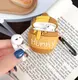 Чехол для AirPods 2/1 series - Баночка с медом (Hunny 3D), силиконовый