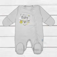 Хлопковый человечек без начеса Hello Baby