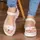 Женские босоножки Fashion Udo 2984 41 размер 26 см Бежевый